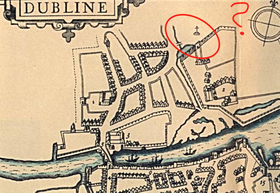 Northside was typical for execution, but on this occasion, the George's Hill was decided upon rather than the typical Oxmanstown Green. I'm not sure why this was - Ox'town had more space!Brendan's Café v  @LawSocIreland What are the chances of finding a Franciscan in the pic