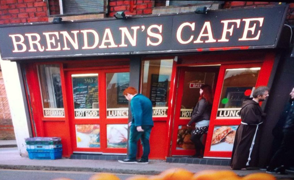 Northside was typical for execution, but on this occasion, the George's Hill was decided upon rather than the typical Oxmanstown Green. I'm not sure why this was - Ox'town had more space!Brendan's Café v  @LawSocIreland What are the chances of finding a Franciscan in the pic