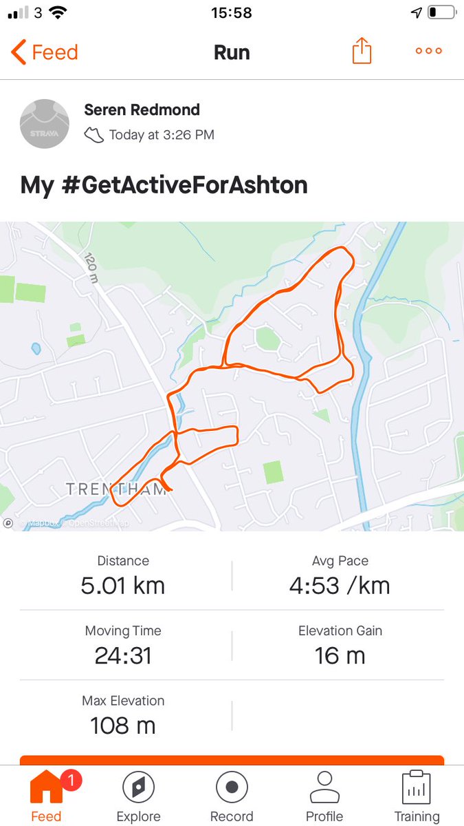serenredmondd's tweet photo. My #GetActiveForAshton ๐๐ฝโโ๏ธ and donation made even if it is a day late didnโt realise it was meant to be over the weekend๐คฆ๐ฝโโ๏ธ
Keep fighting Ashton you got this๐ https://t.co/j9VUezJ1c3