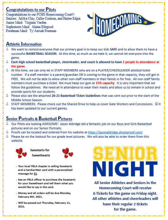 Pilot Preview for the Week of February 1st