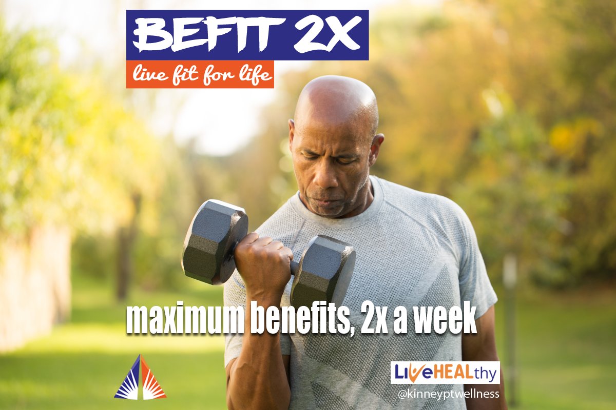 KinneyPTWell's tweet photo. BeFit 2x – Time Efficient Fitness, Latest Technological Advancements - I am extremely excited about this program.  It doesn't take 40-60 minutes a day to burn calories, loss weight and to get in shape.  

https://t.co/YofkZVF8u3

#kinneyptwellness #phsyicaltherapy #weightloss https://t.co/VujgSeUmqe