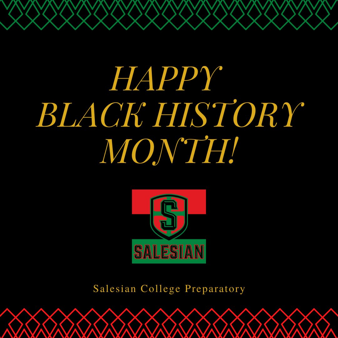 “We must never forget that Black History is American History. The achievements of African Americans have contributed to our nation’s greatness.” – Yvette Clarke

#BlackHistoryMonth #academics #educationiskey #schoolspirit #educationmatters #academics #elearning #Salesian #alumni