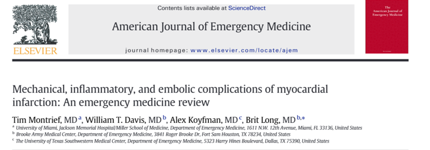 EMinMiami's tweet photo. Great paper for #PostShiftTeaching about uncommon but must-know complications after MI. 

Read more here: https://t.co/Jl5yxl4uWL

@long_brit @EMHighAK #FOAMed #MedEd #cardiology #emergencymedicine https://t.co/YmHsurXydY