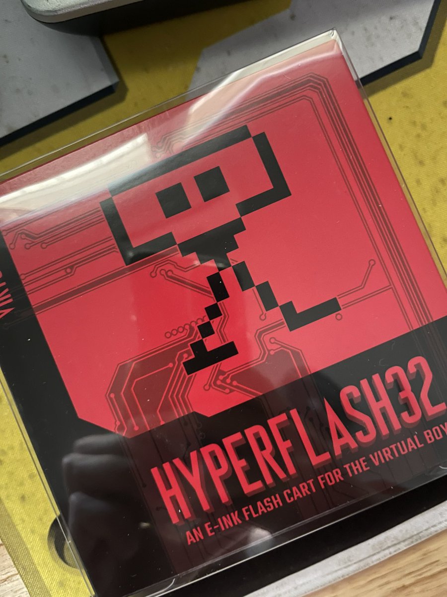 JorgeComboGamer's tweet photo. This arrived today! Cant wait to play some more games in my Virtual Boy! 😍 #hyperflash32 #virtualboy @mellott124 https://t.co/KV3eGoY8sl