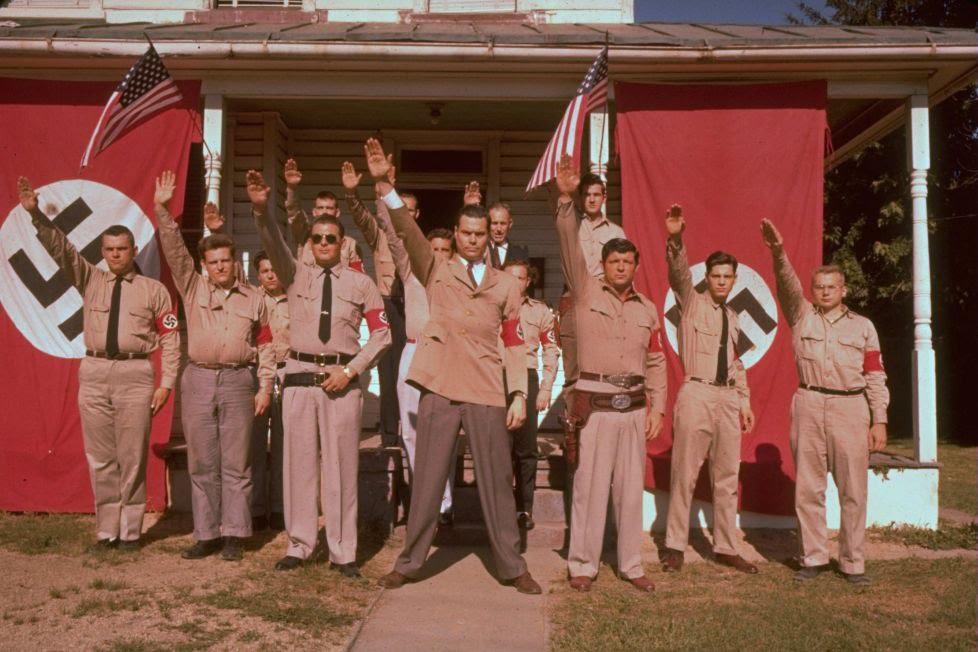  #ShameWhiteHistoryMonth When Being A Racist Cracka Goes Wrong After Highschool  #TheNaziKKKJew Dan Burros Grew A Love For White Supremacists & Eventually Joined Lincoln Rockwell And The American Nazi Party 30yrs Later In The 60's Despite Them Knowing His Jewish Heritage