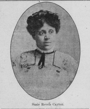Day one: This is Susie Revels Cayton, daughter of the 1st Black Senator, Hiram Revels in the state of Mississippi. Because if her father’s political first and growing up in the south in the the late 1800s, she was not a stranger to racist actions.