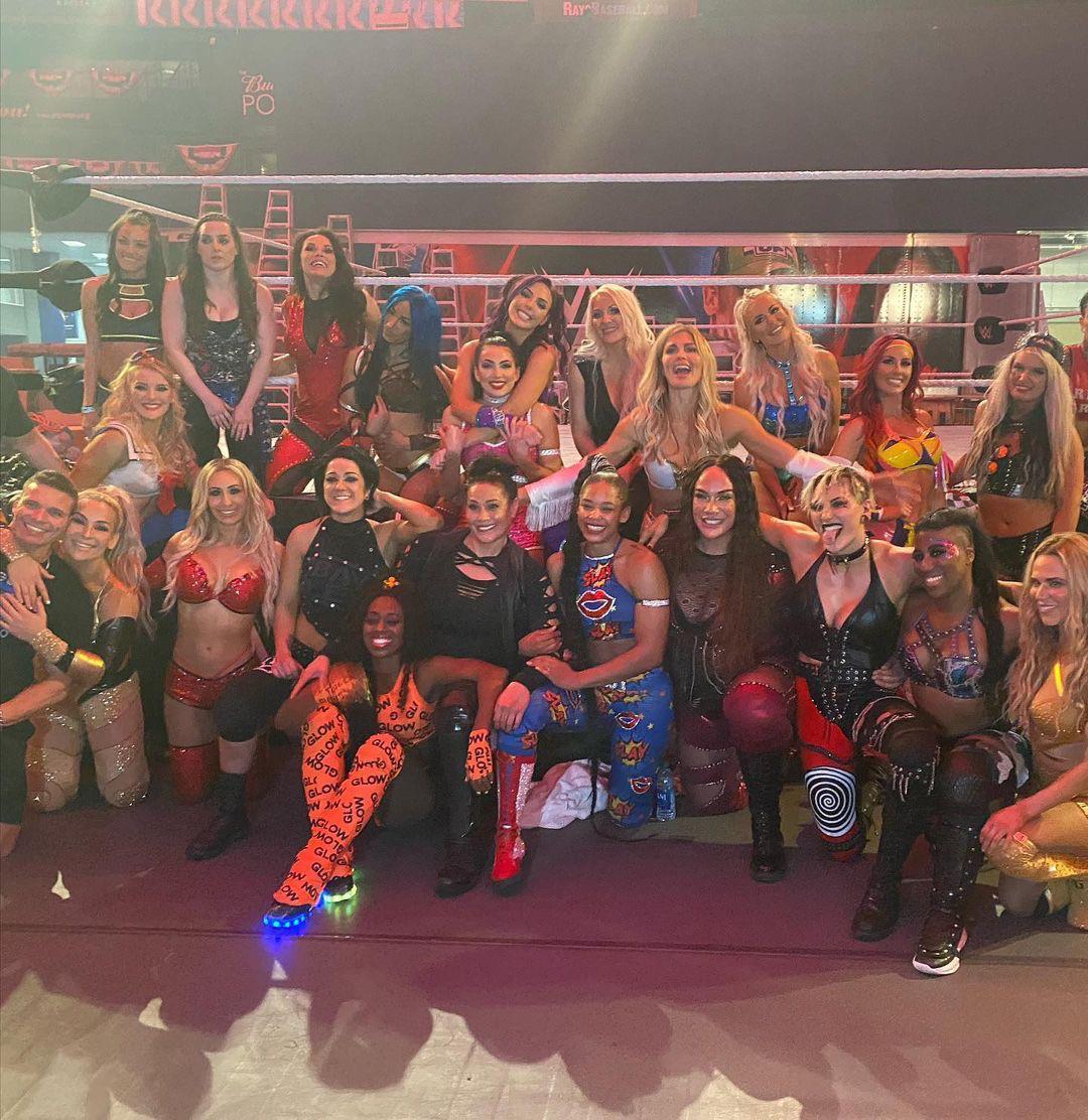 WWE Royal Rumble 2021 Backstage Photos Of Female Stars Released
