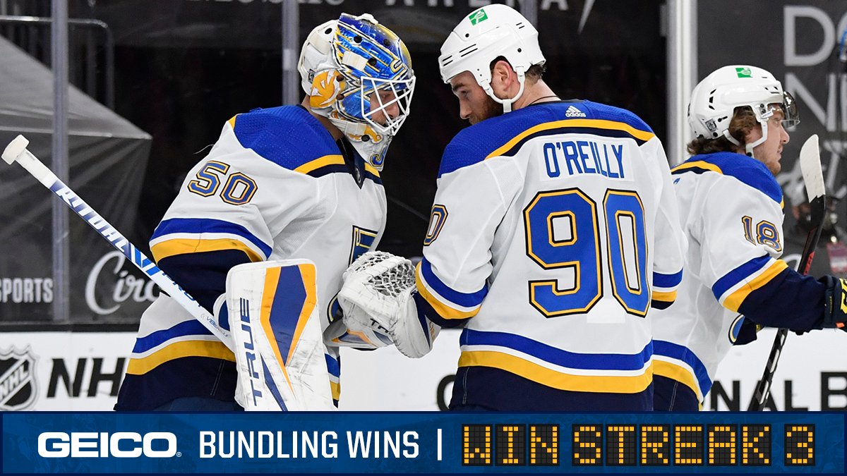Retweet to congratulate the boys on their first win streak of the season! #stlblues