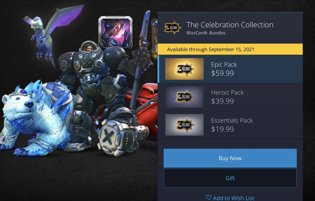 Ben Hearthstone On Twitter Blizzcon Bundles Now Available In The Battle Net Shop For Hearthstone Essential 19 99 Gives 10 Dmf Packs Heroic 39 99 Gives 10 Dmf Packs 1 Random Dmf Legendry