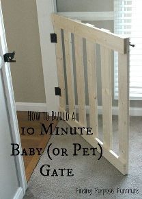 Instead of buying a flimsy plastic safety gate for your home, take a look at this rustic DIY gate! #DIYoftheweek #BlueFetch #FetchitFast
hometalk.com/11977039/10-mi…