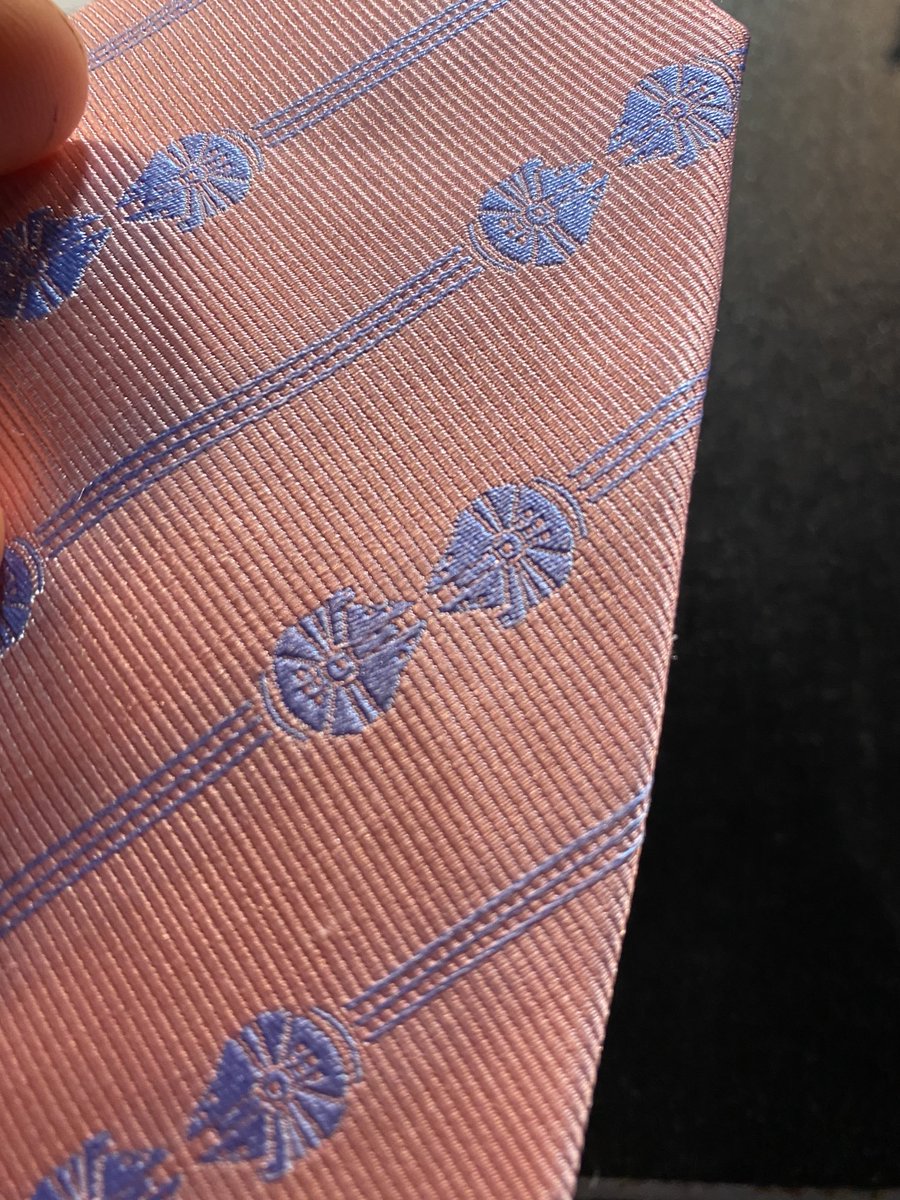jaketapper's tweet image. For those asking about the design on my tie, let’s just say the tie can make the Kessel Run in less than twelve parsecs