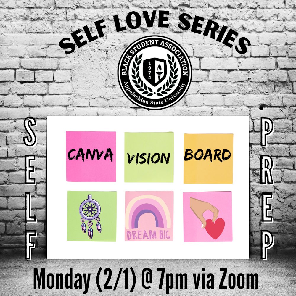 appstate_bsa's tweet photo. ❆︎ Happy Monday ❆︎
•
•
•
Tonight begins the first of our many Monday Meetings and events we have planned for you all! Our first meeting will be our Self Prep: Canva Vision Boards TONIGHT (2/1) at 7pm!

We are so excited to see all of your lovely faces again on Zoom🖤 https://t.co/P9sGRcCsAr