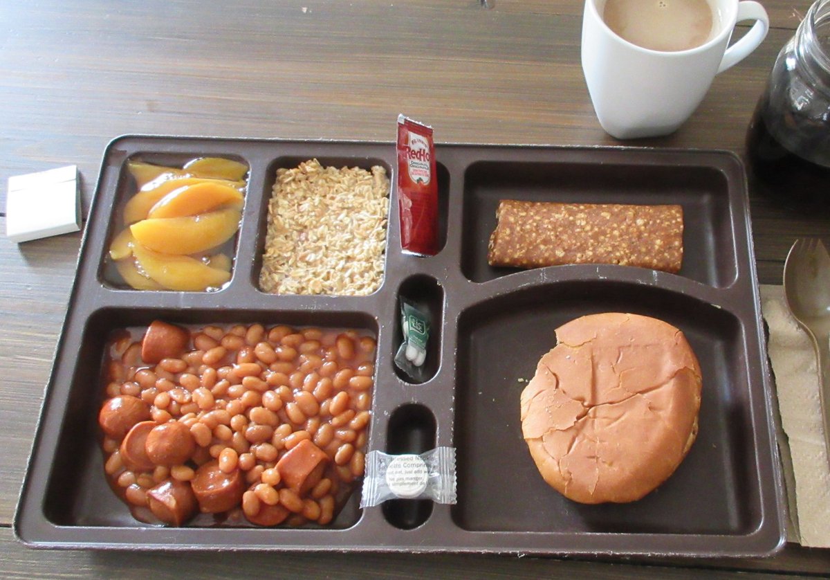 dc__outdoors's tweet photo. Today's breakfast!

Beans &amp; Weiners Canadian Individual Meal Pack from 2018.

The review will be posted Thursday.

#YouTube #snacktime #RationReview #mre #food #imp #militaryration #dcoutdoors https://t.co/r2xp1iXQ2E