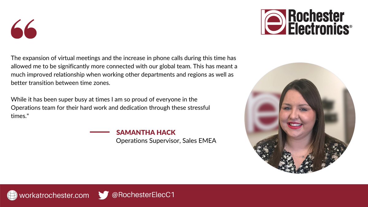 RochesterElecC1's tweet image. Always great to hear how the Rochester Team is doing in the U.K! Covid has definitely kept us apart physically, but has made us even more connected globally! Thanks for sharing, Sam!