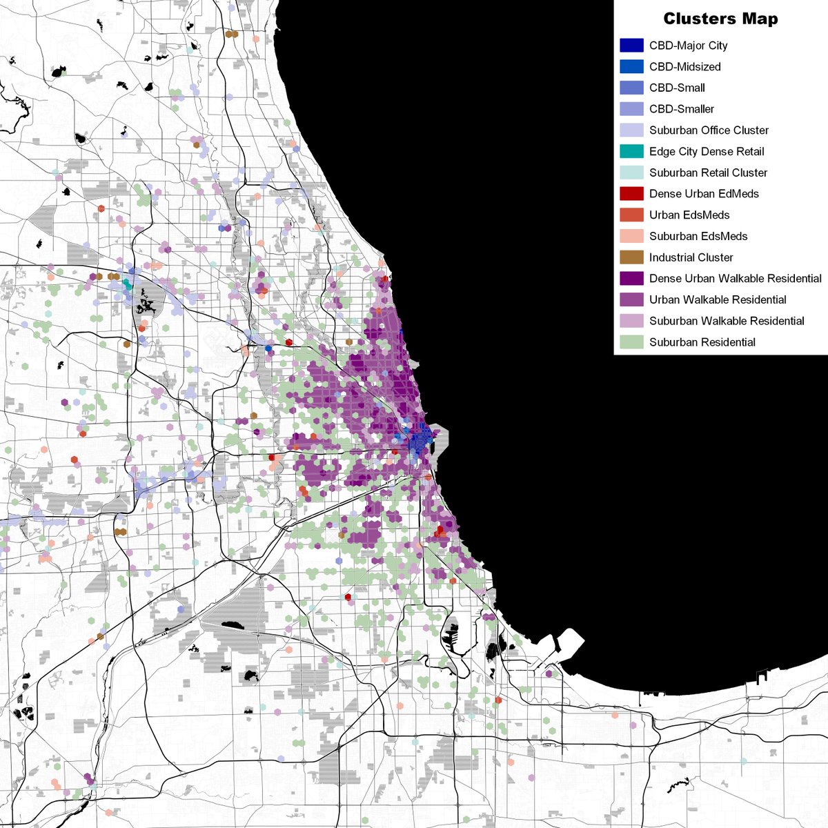 Chicago is smaller but definitely a bit more New York-like.