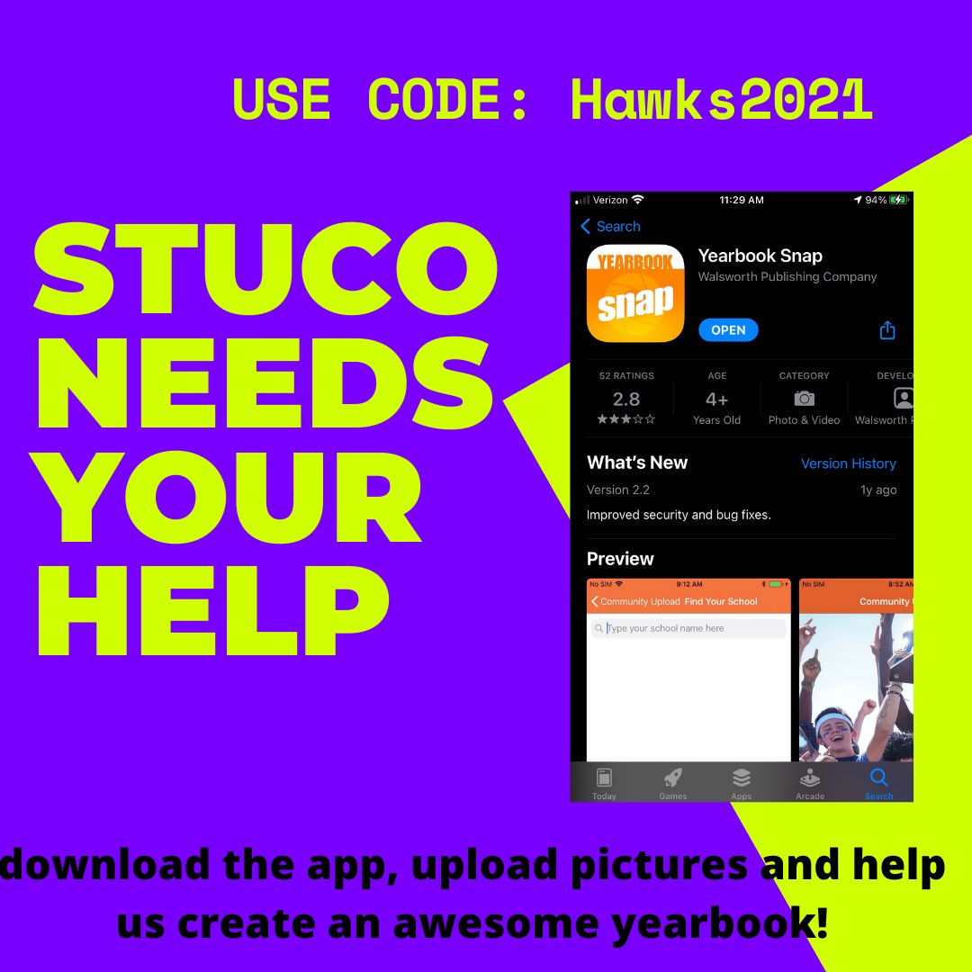 tvhshawksstuco's tweet image. Hey Hawk Community - Yearbook + StuCo is asking for your help. That’s right, we 👏🏻 need 👏🏻 you 👏🏻!!! Send us what you have. Be specific when you upload, add your name, add notes, you name it! #communitymatters #doitforthestudents