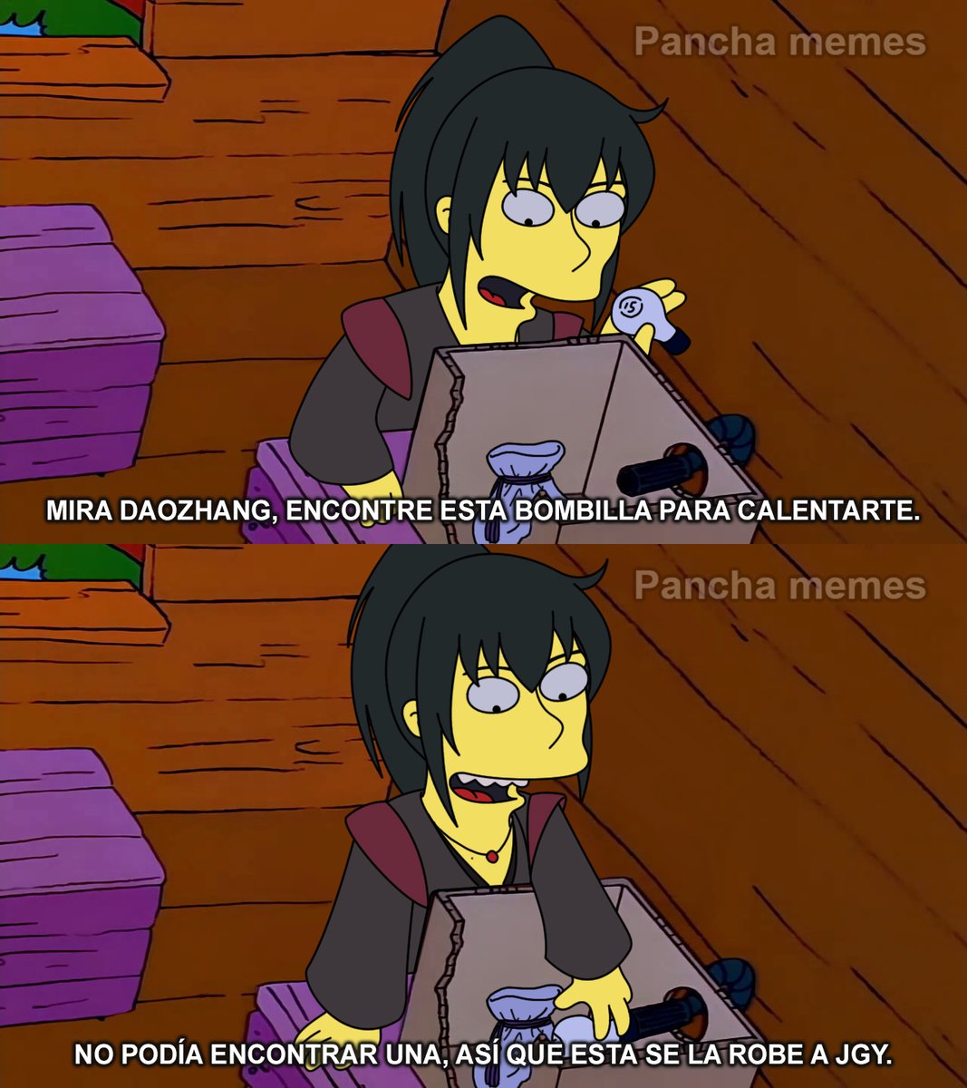 LizyDG14's tweet photo. Este meme es un poco cruel 😅
#XueYang #JinGuangYao #MDZS #MoDaoZuShi #grandmasterofdemoniccultivation #Simpsonreference #mxtx #edit #mxtxmeme #meme https://t.co/IpA4EZmTiI