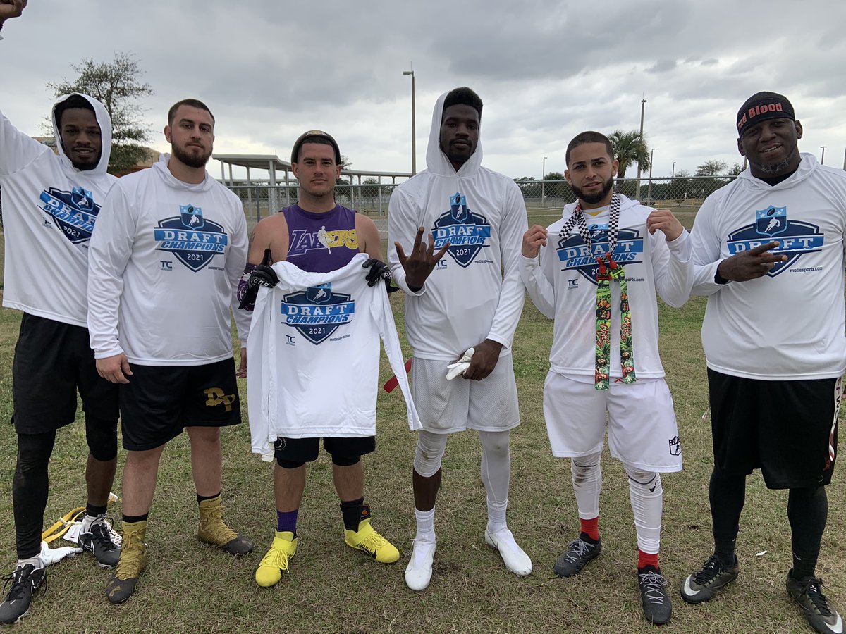 Draft Champions!! Way to go Joe Singleton #Flagfootballfamily
