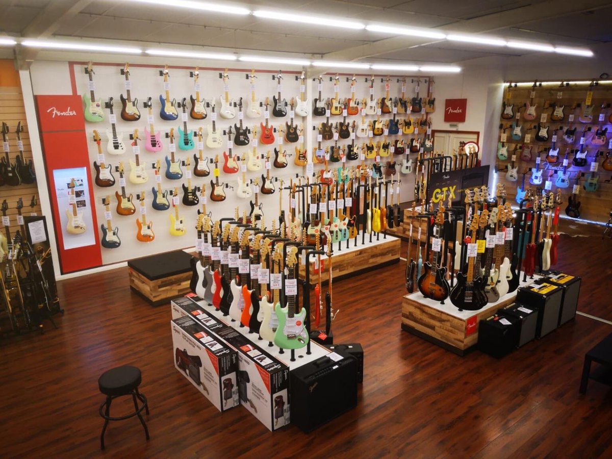 LushRetail's tweet photo. We’re excited to showcase another landmark achievement for @Fender and their Retail Marketing team with the installation of their latest shop-in-shop experience at Azema Musique in Montpellier, France.

#retaildesign #retailexperience #lushretailenvironments https://t.co/nj6waP5XwD