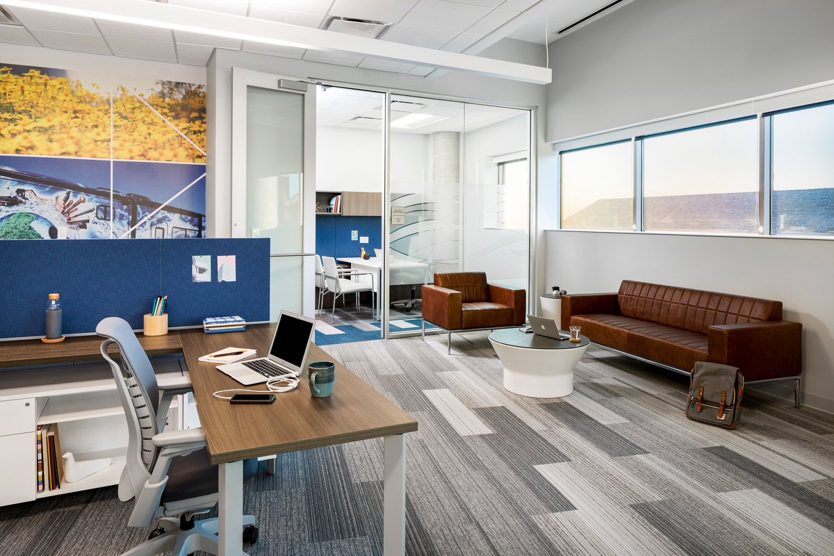 Allsteel's tweet photo. .@txextension’s new urban campus in Dallas breaks the norm of educational spaces, shifting the focus to providing spaces where students and staff can exchange ideas and collaborate freely.

Read how Allsteel furniture supports a new focus on collaboration: https://t.co/3Dz9lmWEfe https://t.co/QQ12QPrFZZ