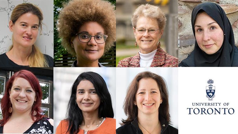 UofT's tweet photo. In celebration of International Day of Women and Girls in Science on Feb. 11, we will be featuring seven amazing #UofTWomenInSTEM who are pushing boundaries &amp; leading the way for #WomenInScience. #UofT https://t.co/F6N3rL1QsW