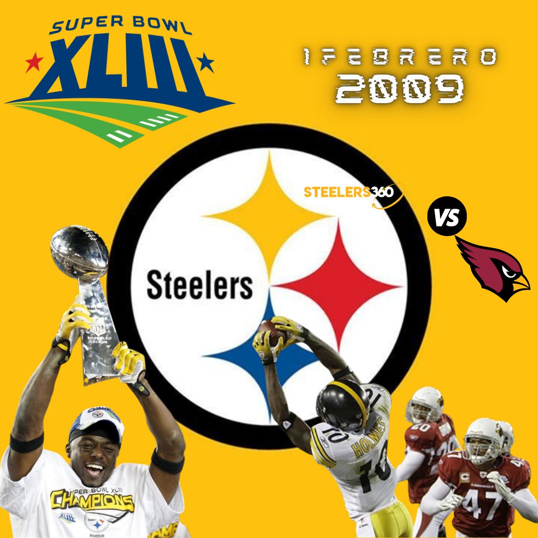 Un día como hoy pero del 2009 Steelers ganaba su 6to Lombardi en el SB43 con un marcador de 27-23.
El MVP fue Santonio Holmes, se fue con 131 yds y el TD de la victoria.
Con la mención honorífica del pick6 de 100 yds de Harrison.
¿Quién recuerda ese SB?
#steelers