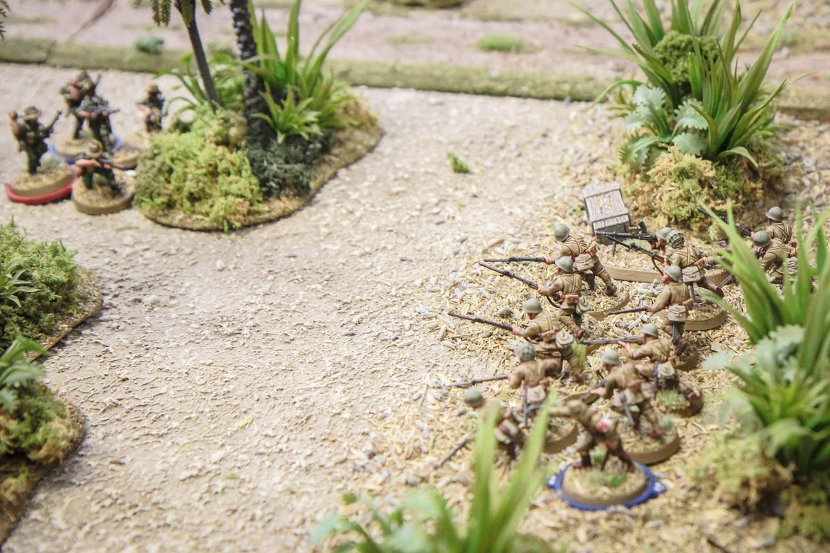 iwouldlike2rage's tweet photo. Here you go @Dice_Dad, a few pics from the #VL4 game where the Chindits managed to push back the Japanese. I was quite please since they failed both attempts during our 2 test games, it proves that anything can happen in #ChainOfCommand :). #spreadthelard #virtuallard https://t.co/5elu55waMg