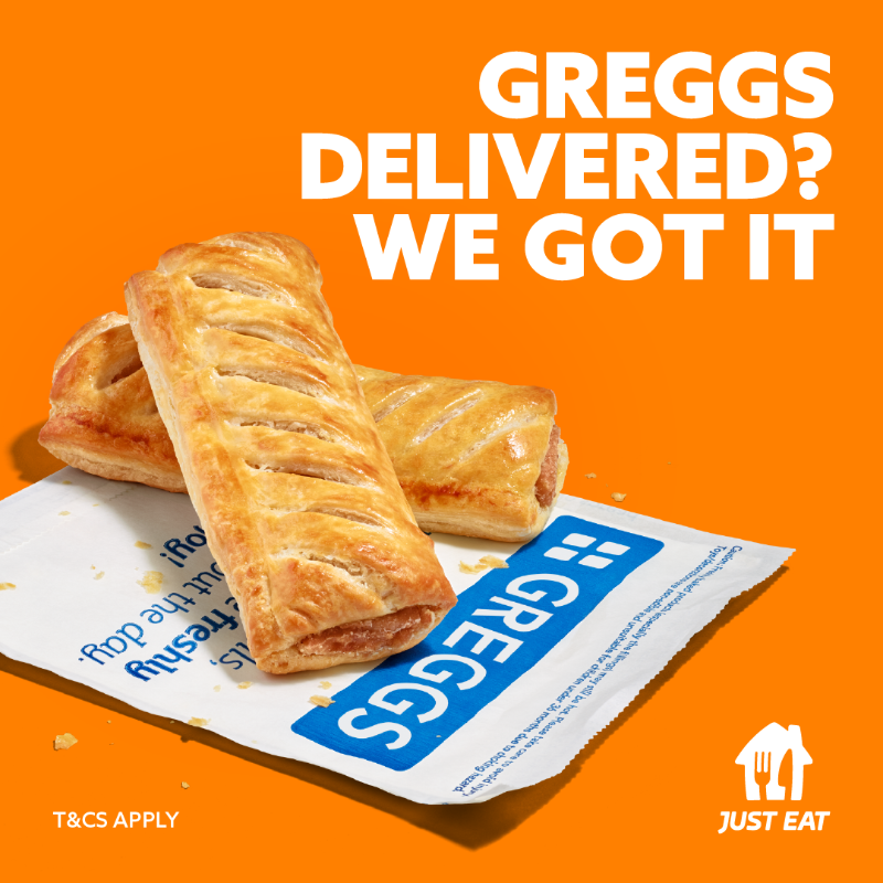 JustEatUK's tweet photo. 🎉🎉🎉 The nation’s favourite Sausage Rolls, delivered for just £1.99, ONLY by Just Eat. £5 minimum spend.