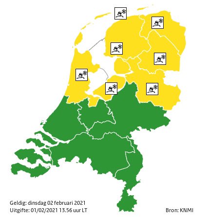 Hoorn (@hoornnh) on Twitter photo Vannacht en morgen overdag wederom kans op gladheid en daarom geldt code GEEL in het noordelijke deel van Nederland.
De weg op? Wees alert en pas je rijstijl aan!
Meer info 👉 bit.ly/3tbqjpT
(Bron: <a href="/RWSverkeersinfo/">Rijkswaterstaat Verkeersinformatie</a>)
#Hoorn #gladheid #codegeel Vannacht en morgen overdag wederom kans op gladheid en daarom geldt code GEEL in het noordelijke deel van Nederland.
De weg op? Wees alert en pas je rijstijl aan!
Meer info 👉 bit.ly/3tbqjpT
(Bron: <a href="/RWSverkeersinfo/">Rijkswaterstaat Verkeersinformatie</a>)
#Hoorn #gladheid #codegeel