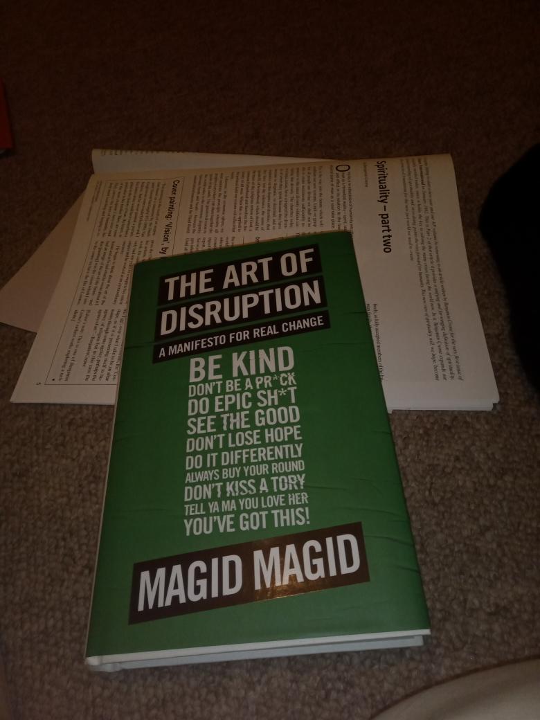 AnneBarr2015's tweet photo. @MagicMagid just reading your fab book The Art Of Disruption and got to the chapter Do It Differently. Thanks so much for the reference to #itsourcity and for your endorsement of #SheffRef We certainly hope to make a difference this May @ItsOurCity1 @ItsOurCitySheff ♥️ https://t.co/sEOP6oRC58