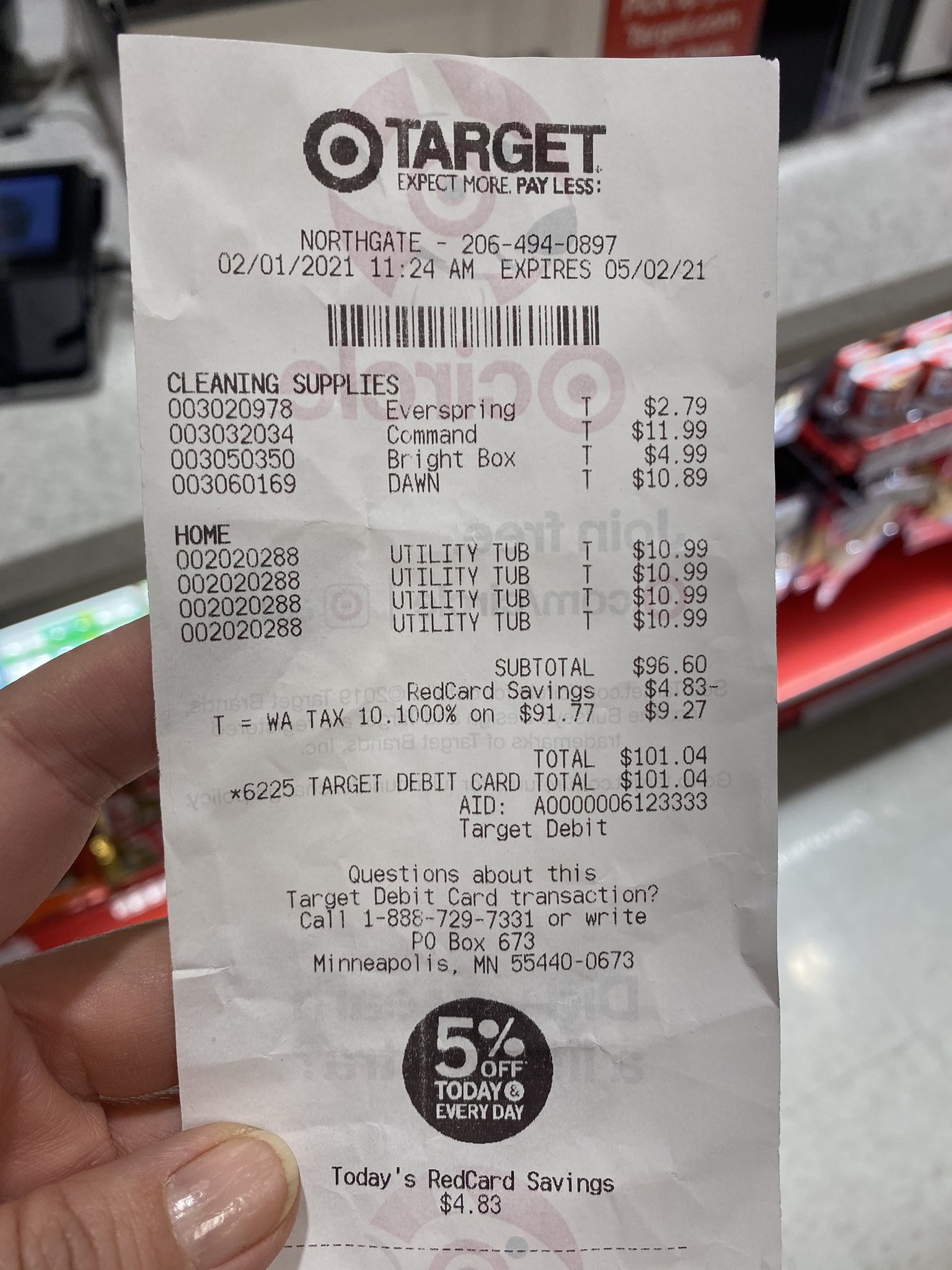 Scan Target Gift Receipt - 4rx0gah
