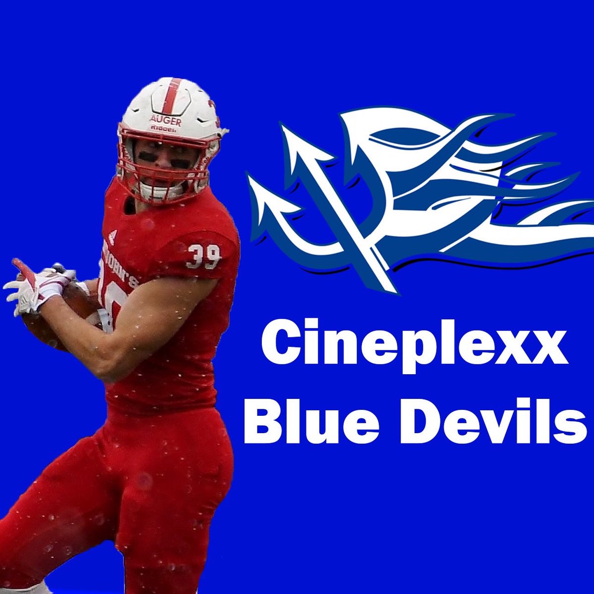 TommyAuger39's tweet photo. Signed to play with the Cineplexx Blue Devils in Austria for the upcoming season! I will be leaving for Austria in March! 🏈 🔱 https://t.co/4FStGIJugX