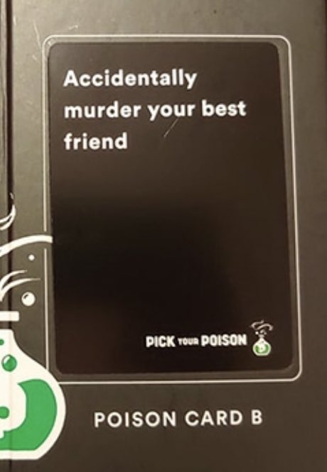 Pick your poison. A or B?