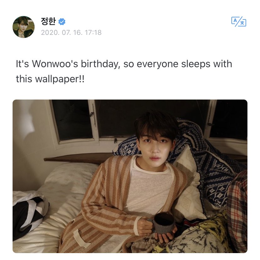 making other members birthdays about him