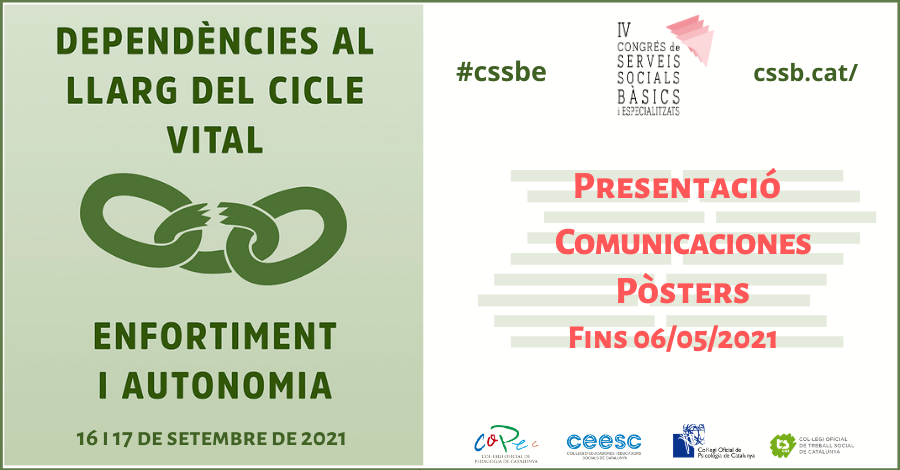 CopecPedagogs's tweet photo. Treballes en un projecte innovador de l'àmbit social i l'has posat en marxa? Presenta'l al IV Congrés de Serveis Socials Bàsics i Especialitzats fins el 6 de maig de 2021!
Mira com, a: https://t.co/J1yArEkuvk
#IVCSSBE @treballsocial1 @copc_cat @ceesc_cat https://t.co/ugAmIiQdpV
