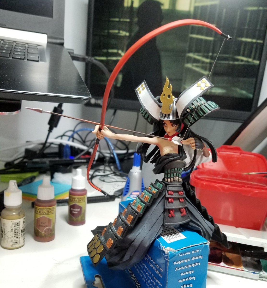 _Kapalaka's tweet photo. Torahime garage kit is totally complete!
And now, to work on a proper stand for her:
I am making her horse. It's going to be get very exciting!
#torahime #Muramasa #customfigure #garagekit https://t.co/g70MrRe9TX