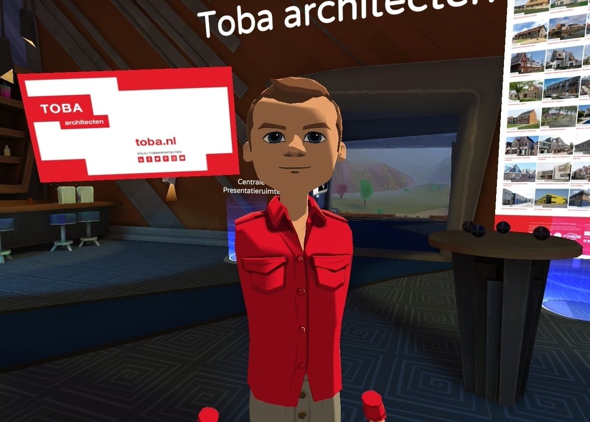TOBAarchitecten's tweet photo. Afgelopen week een #speeddate gedaan met studenten van de Avans Hogeschool die daar hun #BIM #Minor volgen. Leuke ervaring online in #AltspaceVR. Wij hebben voor komende periode nog een #stageplek beschikbaar .Interesse? Mail naar vacature@toba.nl. https://t.co/2UR7JdDZnE