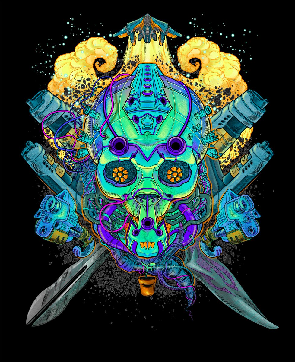 illustrated this new guardians of the galaxy shirt for my friends at @marvel @marvelstudios  it came out super bad ass if I do say so myself! Available via marvel vault subscription service! Thanks Dave and Stephanie! #marvel #guardiansofthegalaxy #scarecrowoven #marvelvaultclub