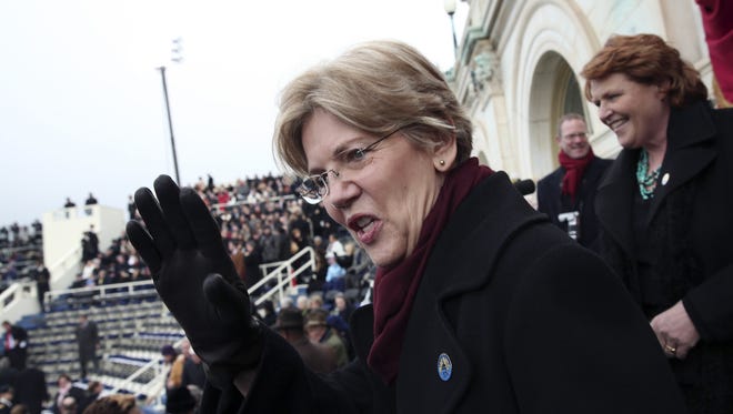 I'd argue they've got similar profiles, publicly, and have similarly done events in much more formal coats.To compare, though, Warren's look at this inauguration, and a previous senatorial event.