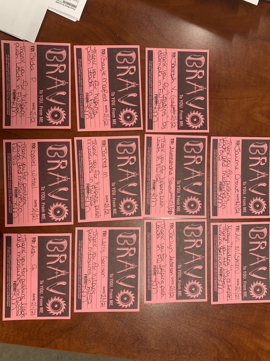 FW 52 Bravo shoutouts for Leads and Measures! Great job team! <a href="/alliespurlock/">Spurlock ❤️❤️</a> <a href="/depotgurl88/">Shelly Kline</a> <a href="/Depot6830/">Home Depot 6830</a>