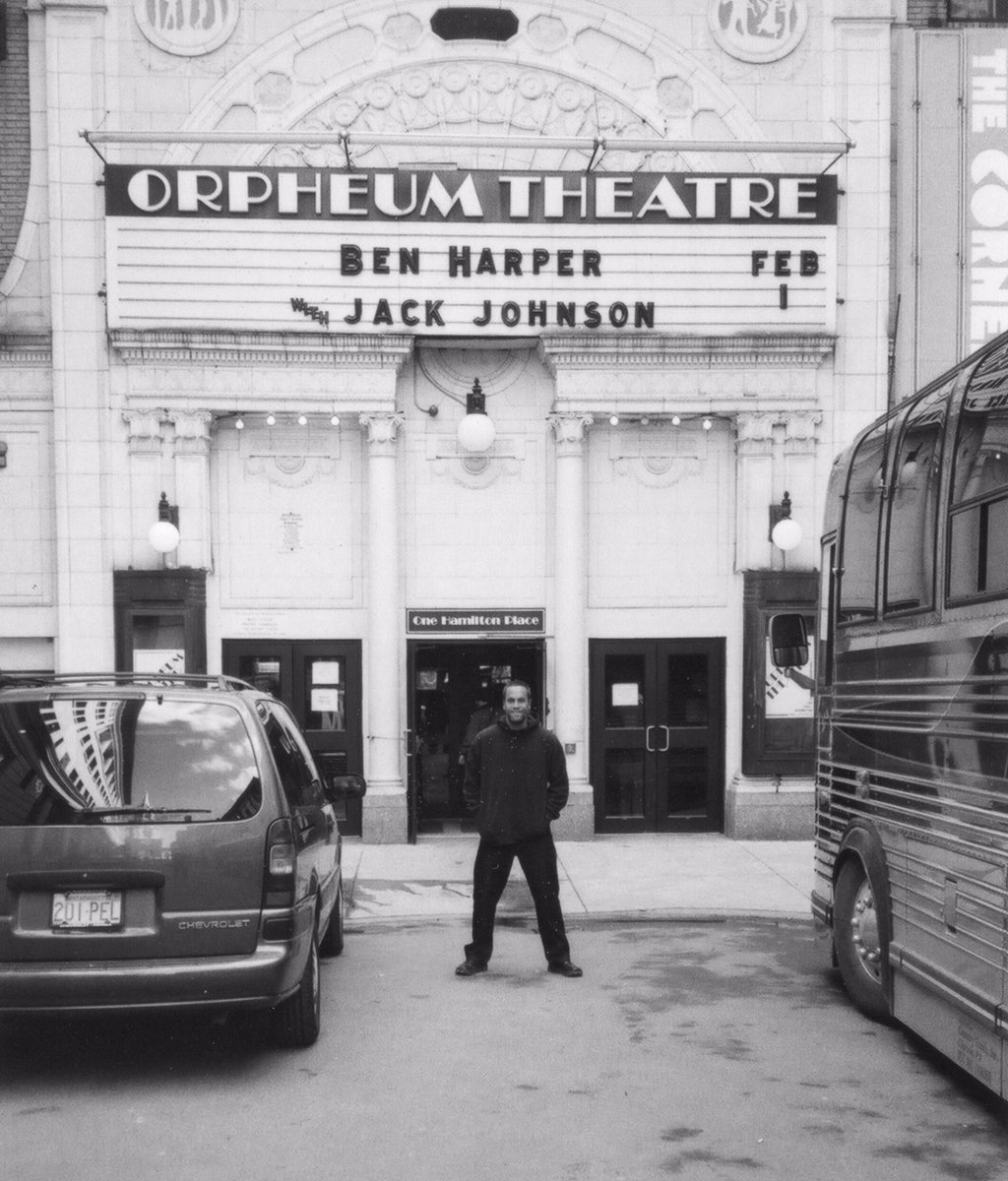 It’s hard to believe that the record that started it all is 20 yrs old today. Brushfire Fairytales was released on Feb 1, 2001, the same day Jack played his 1st show opening for <a href="/BenHarper/">Ben Harper</a>! Here’s a pic of a nervous &amp; young Jack before soundcheck at the Orpheum Theater in Boston.