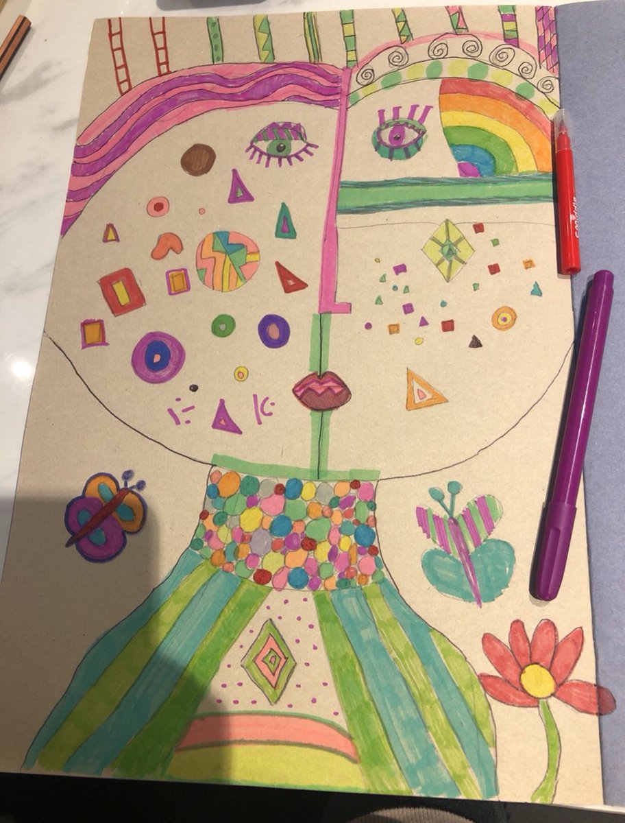 Garbett_HMCS's tweet image. Some more fantastic examples, because I couldn’t choose just 4 😅🤩 @HMC_School @silberzweig #Phase2HomeLearning #ArtBase #ArtAtHome #WeAreCreative #Colourful #Sketching