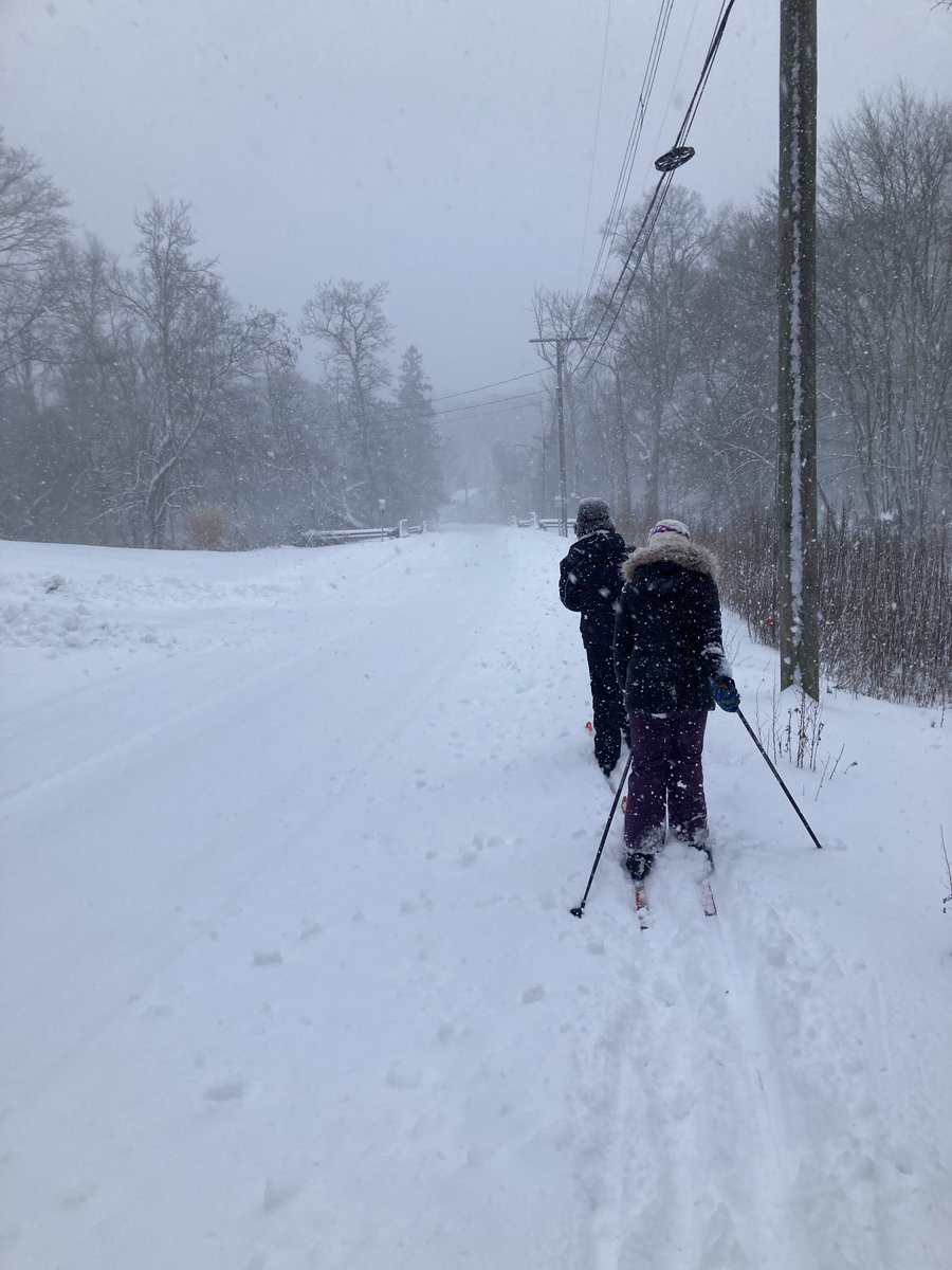 JFSpallone's tweet photo. X-country skiing in #IvorytonCT. #snowday ❄️ https://t.co/RhxMCNSD9W