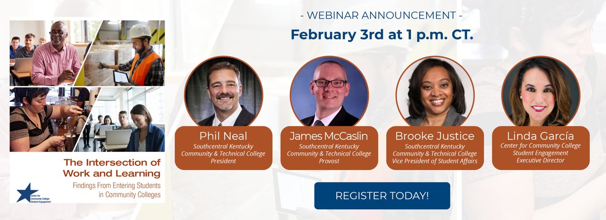 CommCollSurveys's tweet photo. T-minus 2 days until our #WorkingLearner webinar! Join @SKYCTCPrez, James McCaslin and Brooke Justice as we discuss our latest report: The Intersection of Work & Learning
Register at https://t.co/6V6at1vuAN https://t.co/RSscs8GPpt
