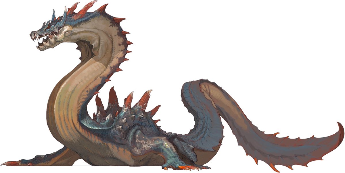 Lagiacrus didn't become known to the Hunter's Guild until they finally explored the Island District (Moga Region) and began to study the vast oceans, which had new species they originally weren't aware of.