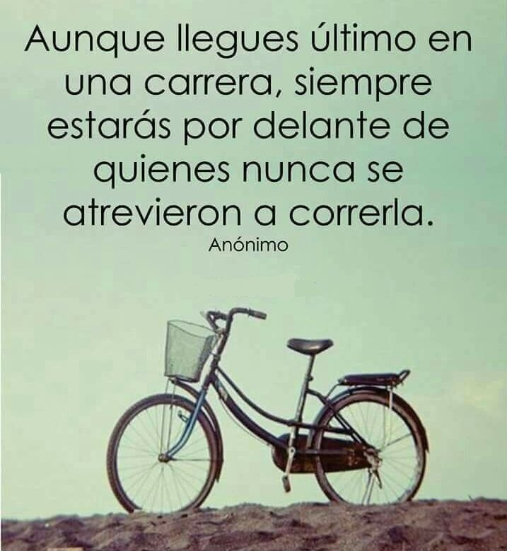 MariaDeja_vu's tweet photo. #Reflexióndeldía ➡️ Aunque llegues último en una carrera, siempre estarás por delante de quienes nunca se atrevieron a correrla... https://t.co/dN5LUbQDDM