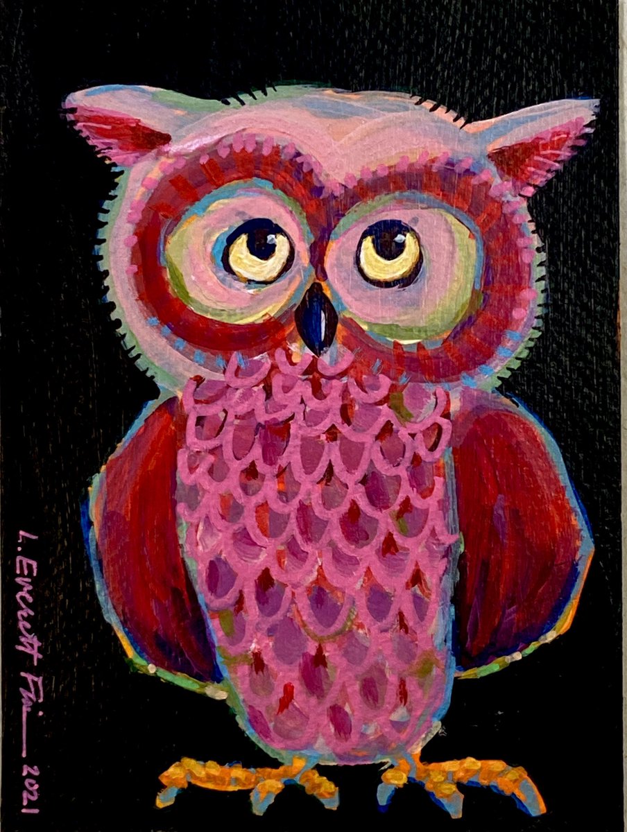 LEverettFinn's tweet photo. @twitrartexhibit “We Give a Hoot” is headed your way. ❤️ https://t.co/ytZJYgmxT9