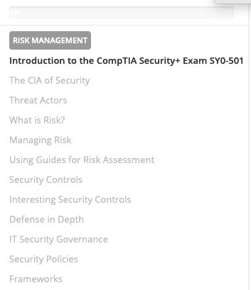 Day 9 |  #100DaysofInfosecStarting Security+ studies today! I also bought my exam voucher and scheduled my exam. I’m taking the Security+ course with Ethical Hacker’s Academy and going to go through the lectures for at least an hour. Using the exam objective to cross out as I go.