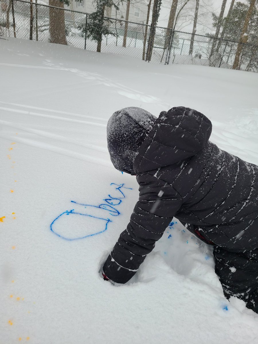 Mrs_Bowker's tweet image. It’s snow secret... we had a great day! ❄️🤍📓#snowdaylearning #frozenfirsties @BrooksideWWRSD