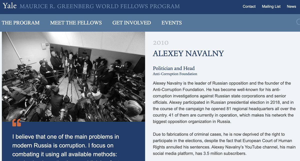 This is a tactic the CIA tried unsuccessfully in Venezuela. Incidentally, both Leonid Volkov and Navalny were fellows at Yale's Maurice "Hank" Greenberg program.While overseeing AIG's illicit practices, Greenberg reportedly sponsored CIA activity around the globe.  https://twitter.com/Reuters/status/1356402036405923846